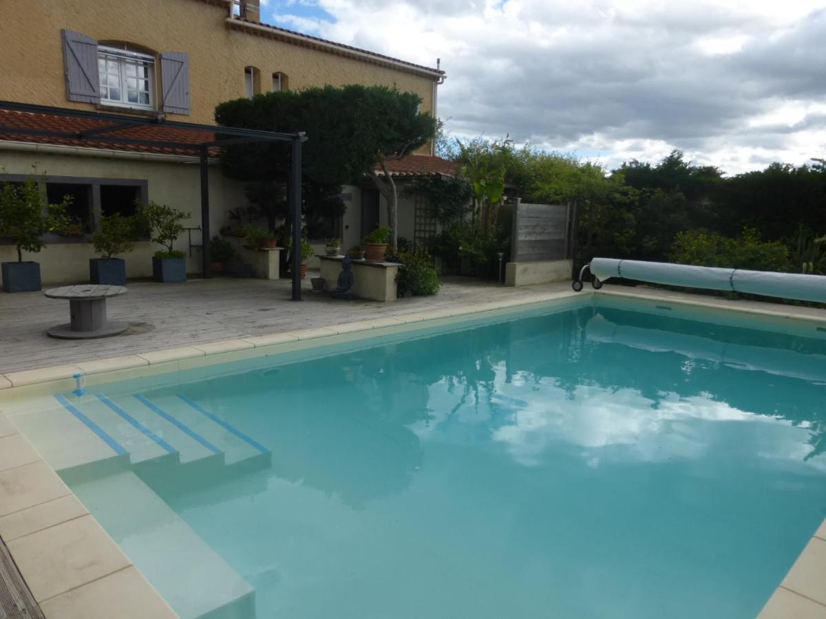 Ferienwohnung soleil lotus Saint-Hilaire-de-Brethmas Exterior foto