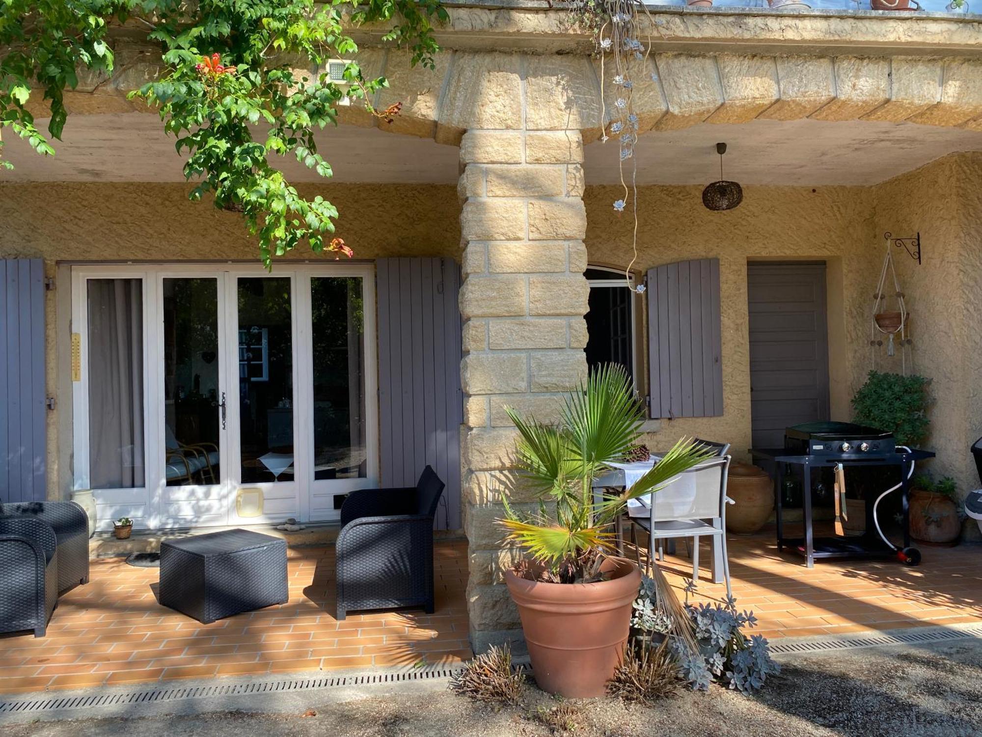 Ferienwohnung soleil lotus Saint-Hilaire-de-Brethmas Exterior foto
